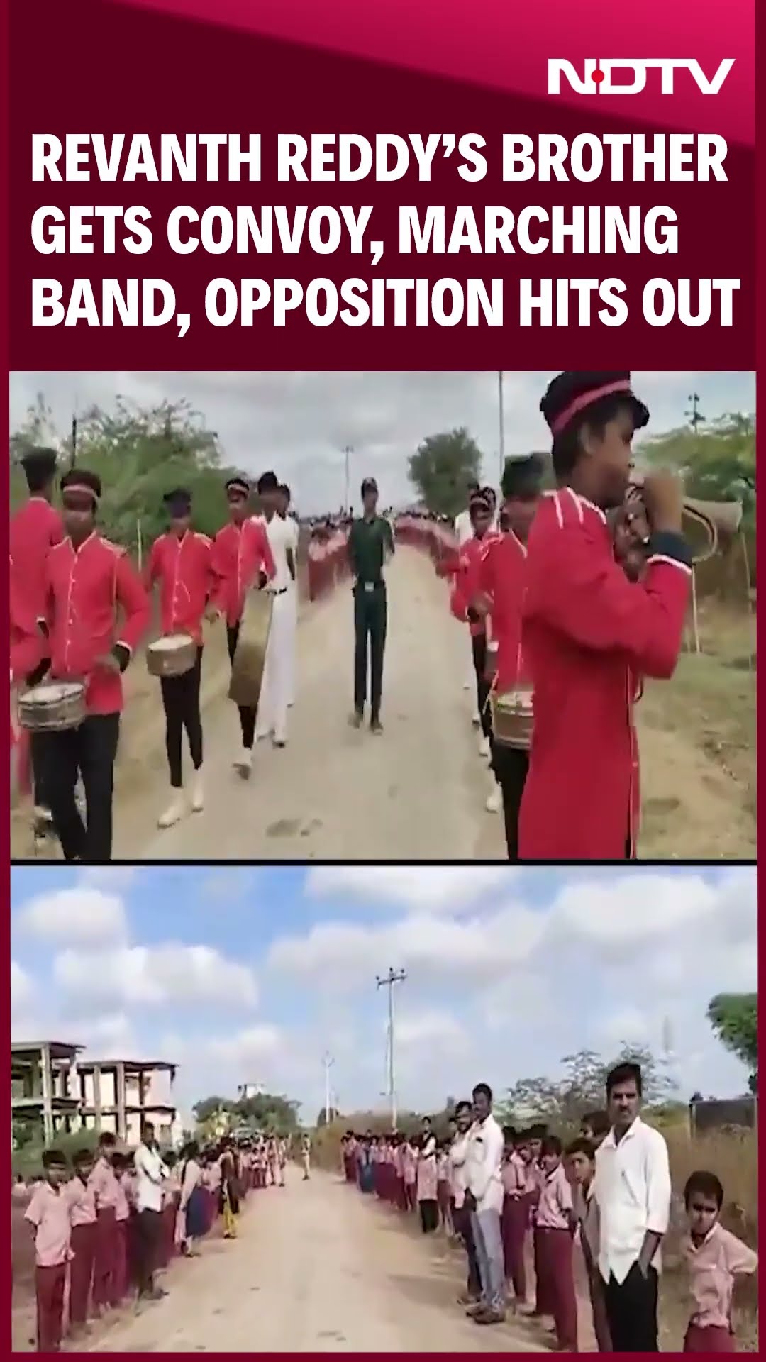 Revanth Reddy’s Brother Gets Convoy, Marching Band, Opposition Hits Out