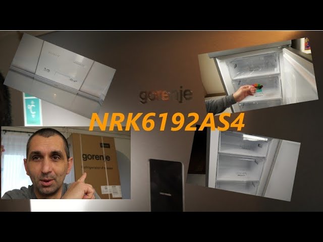 GORENJE RK4172ANX | alulfagyasztós hűtőszekrény bemutató videó - YouTube
