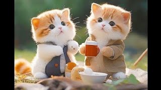 cute kittens video 🥀❤🥀 short cat video #cutecat #lovecat #funny kitten video #leesha pal by Leesha Pal 360 views 10 days ago 1 minute, 17 seconds