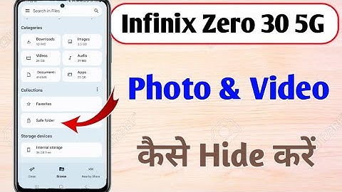 How To Hide Photo In Infinix Zero 30 5g | Infinix Zero 30 5g me photo & video kaise hide kare