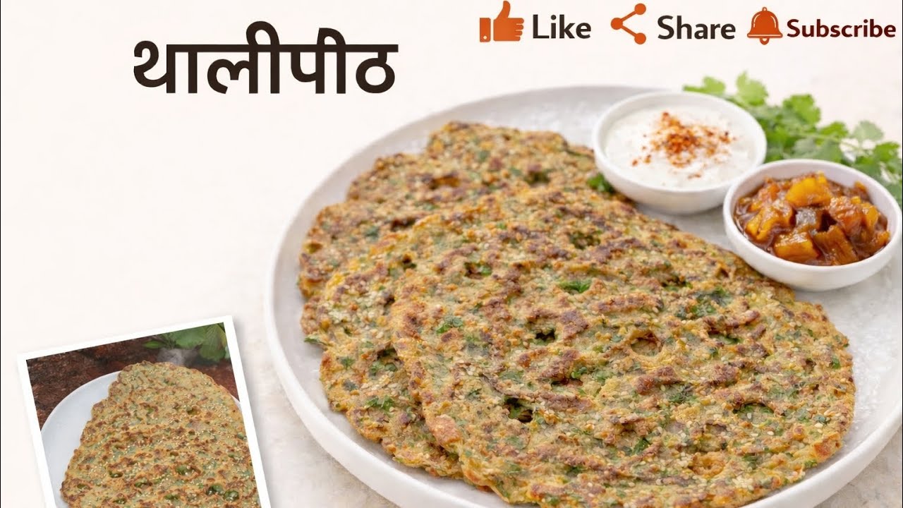 Crispy & Healthy Thalipeeth Recipe | Easy Maharashtrian Breakfast