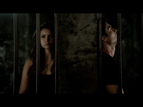 TVD 5x9 - Damon tells Elena how he escaped Augustine, he had to betray Enzo | HD