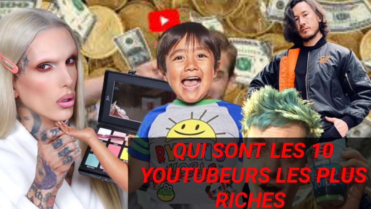 LES YOUTUBEURS LES PLUS RICHES EN 2022 - YouTube