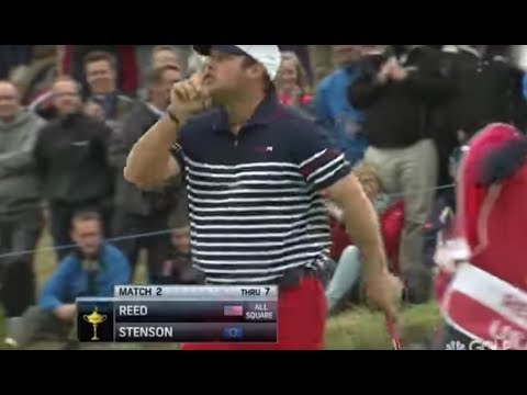 That Moment When Patrick Reed Shushed the European Fans | 2014 Ryder Cup