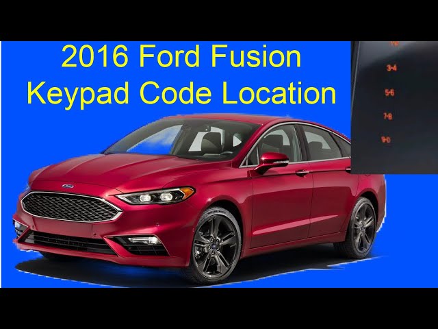 Keyless Entry Key Code How To Find Your Keyless Entry Key Code With Push Button Start Youtube