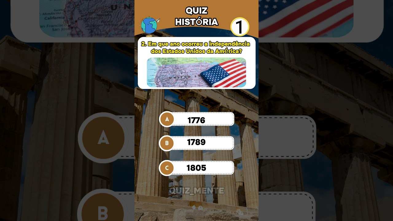 Quiz de História - Acontecimentos Mundiais - Você Consegue Acertar? #quiz # historia #quizzes #quiz 