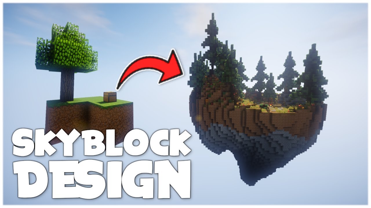 Minecraft Skyblock Island Schematic - Minecraft Kit