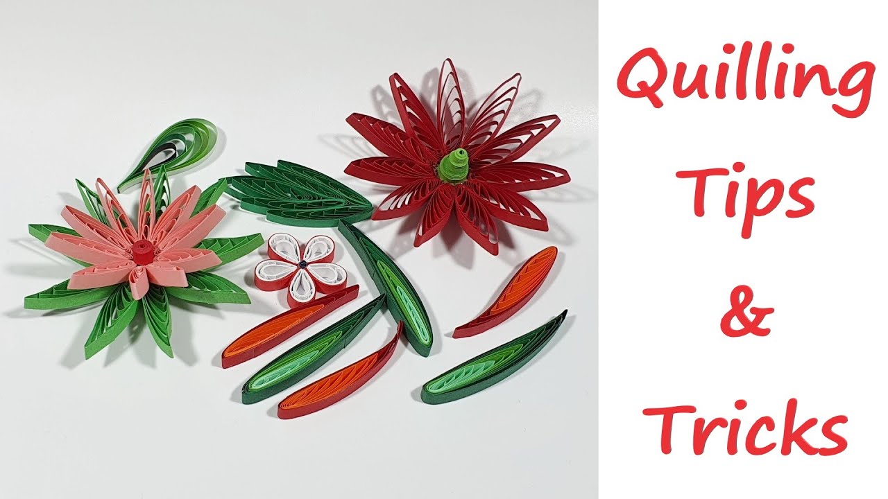 Quilling Tips and Tricks Info to help perfect your quilling craft YouTube