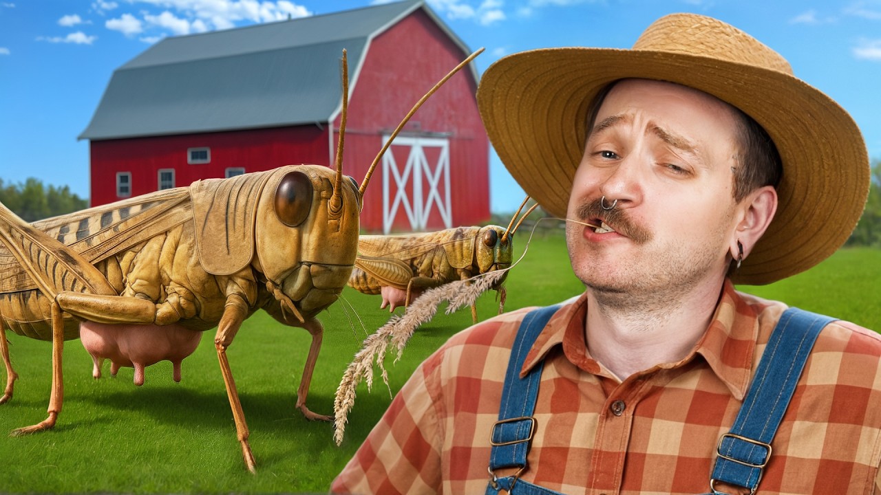 САМОДЕЛЬНАЯ ФЕРМА ДЛЯ НАСЕКОМЫХ - БЕЛОК ИЗ САРАНЧИ