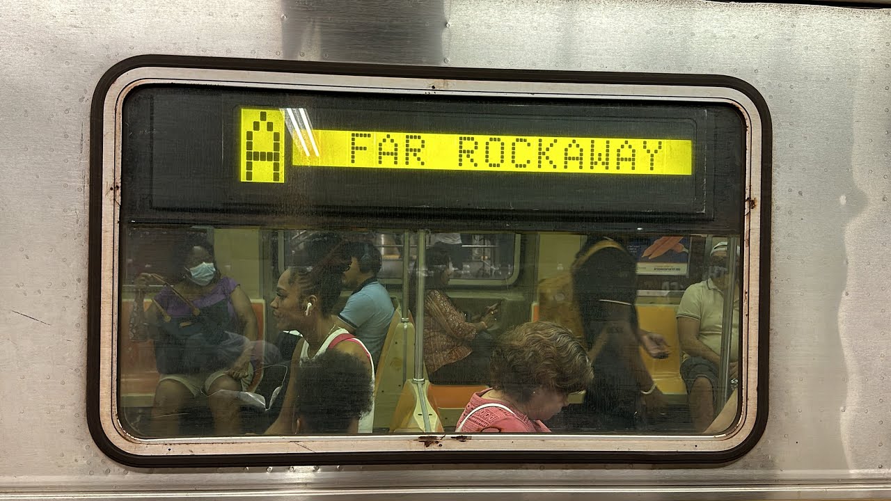 IND Subway: R46 (A) Train Ride from 59th Street to Jay Street via 6th ...