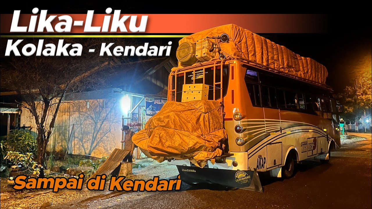 32 JAM NAIK BUS PAKET MEDIUM NON AC DARI MAKASSAR KE KENDARI | Naik bus Asma indah |Buslawesi Ep. 15