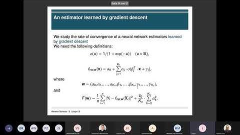 Sophie Langer - Deep Learning meets statistics: Improving neural networks with statistical theory