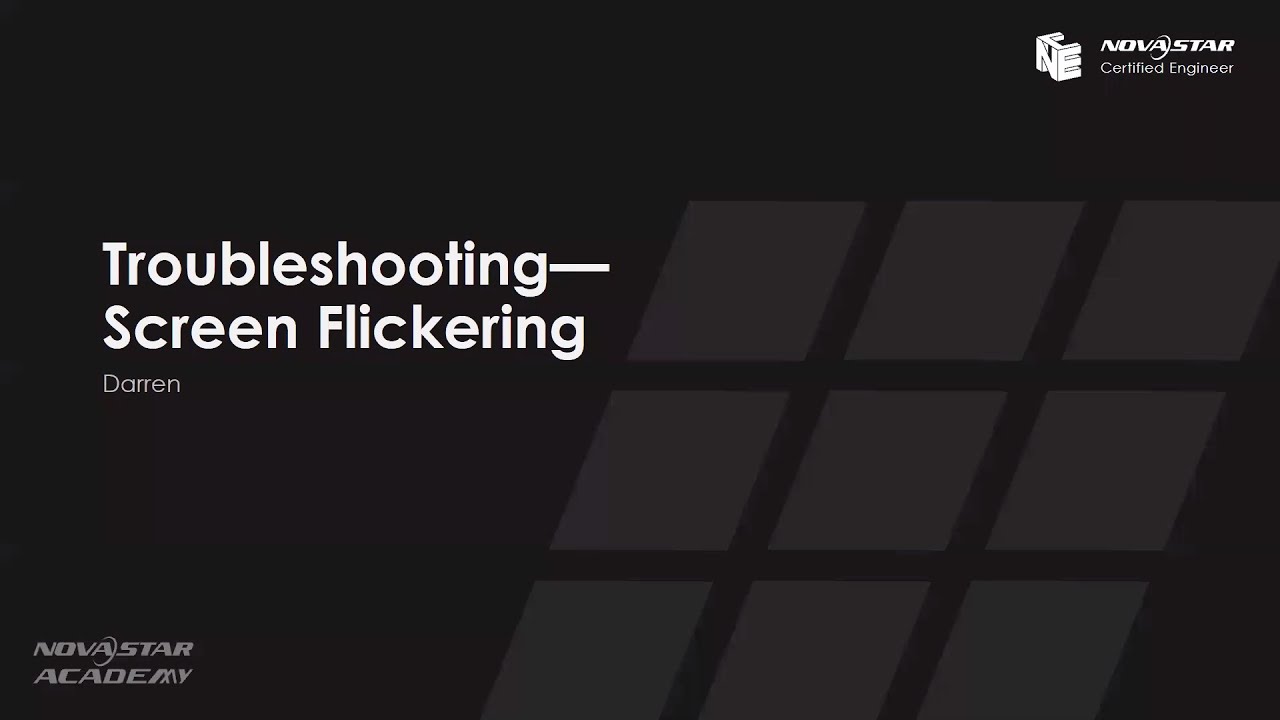 Troubleshooting Screen Flickering