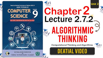 Class 9  Computer Science - Unit 2 Lecture 2.7.2| NBF | Algorthmic Thinking, IPO Chart