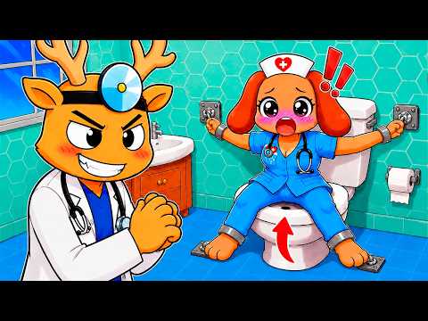 DR.HARLOW ATRAPA a ENFERMERA MOKA en el BAÑO en ROBLOX! 😱 ANIMAL HOSPITAL ANOMALY