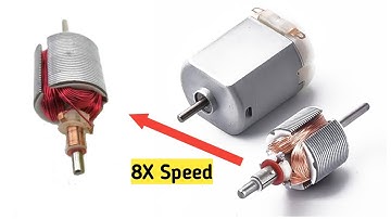 How to Upgrade DC Motor To 8X Speed