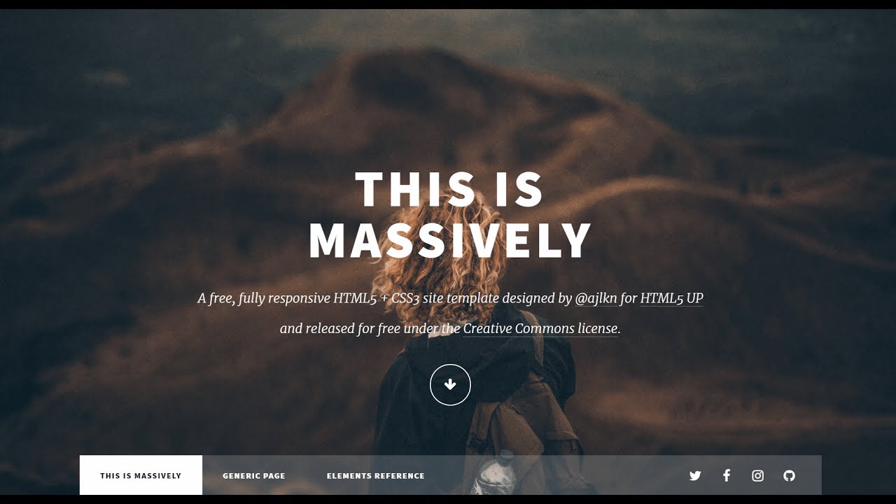 template html5 สวยๆ  Update  How to Customize HTML5Up Massively - A Free Responsive HTML5 CSS3 Website Template