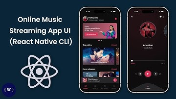 Online Music Streaming App UI in React Native CLI | Music Player App | Music App