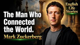 The Man Who Connected the World: The Story of Mark Zuckerberg || English Listening Practice  ✅