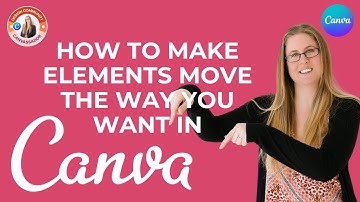 Two different ways to make elements move in Canva #canva #createoncanva #canvassador