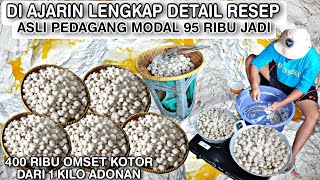 USAHA MODAL 95 RIBU || JADI 400rb DI AJARIN LENGKAP DETAIL Dari 1 KILO ADONAN BISNIS RUMAHAN BARU