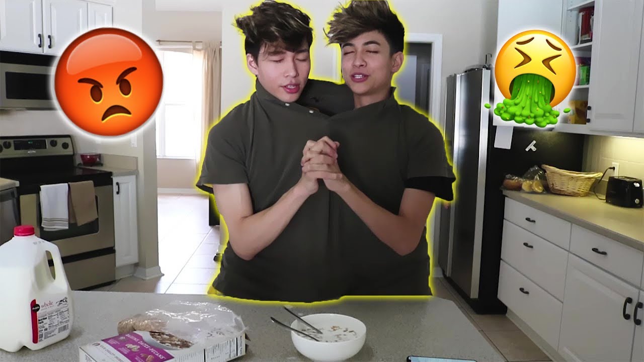 CONJOINED TWINS FOR 24 HOURS CHALLENGE (Very Hard) | Sebastian Moy