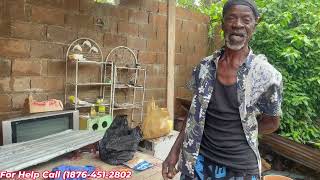 homeless man needs help