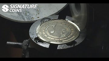 Edge Cutting - Coin Production - Signature Coins