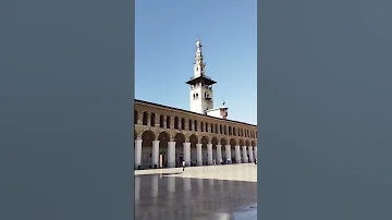 أذان المسجد الأموي بالشام سوريا دمشق الشام 