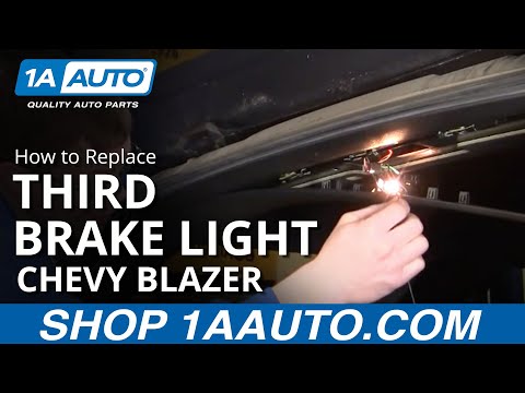 How to Replace Third Brake Light 94-05 Chevy Blazer S10