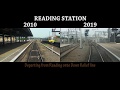 GWML Electrification.  Reading to Didcot 'before and after' comparison.