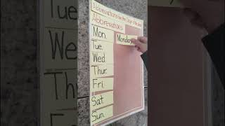 Abbreviations for the Days of the Week #shorts #educational