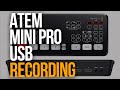 ATEM MINI PRO USB RECORDING | Testing USB Drives, Memory Cards, and USB Hubs