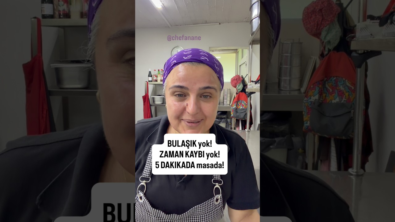 BULAŞIK yok!ZAMAN KAYBI yok! 5 DAKIKADA masada! BULAŞIK yok!ZAMAN KAYBI yok! 5 DAKIKADA masada!