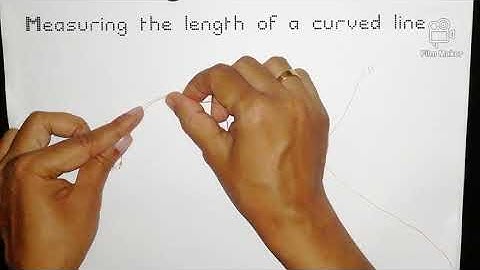 Std6||Motion and Measurement of distances||Measuring the length of a curved line
