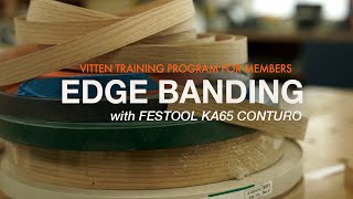 VTP007_Edge banding Part.1 with Festool KA 65 Conturo (Eng. sub)