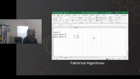 Flowchart Akış Diyagramı Örnekleri 7 - Faktöriyel Algoritması