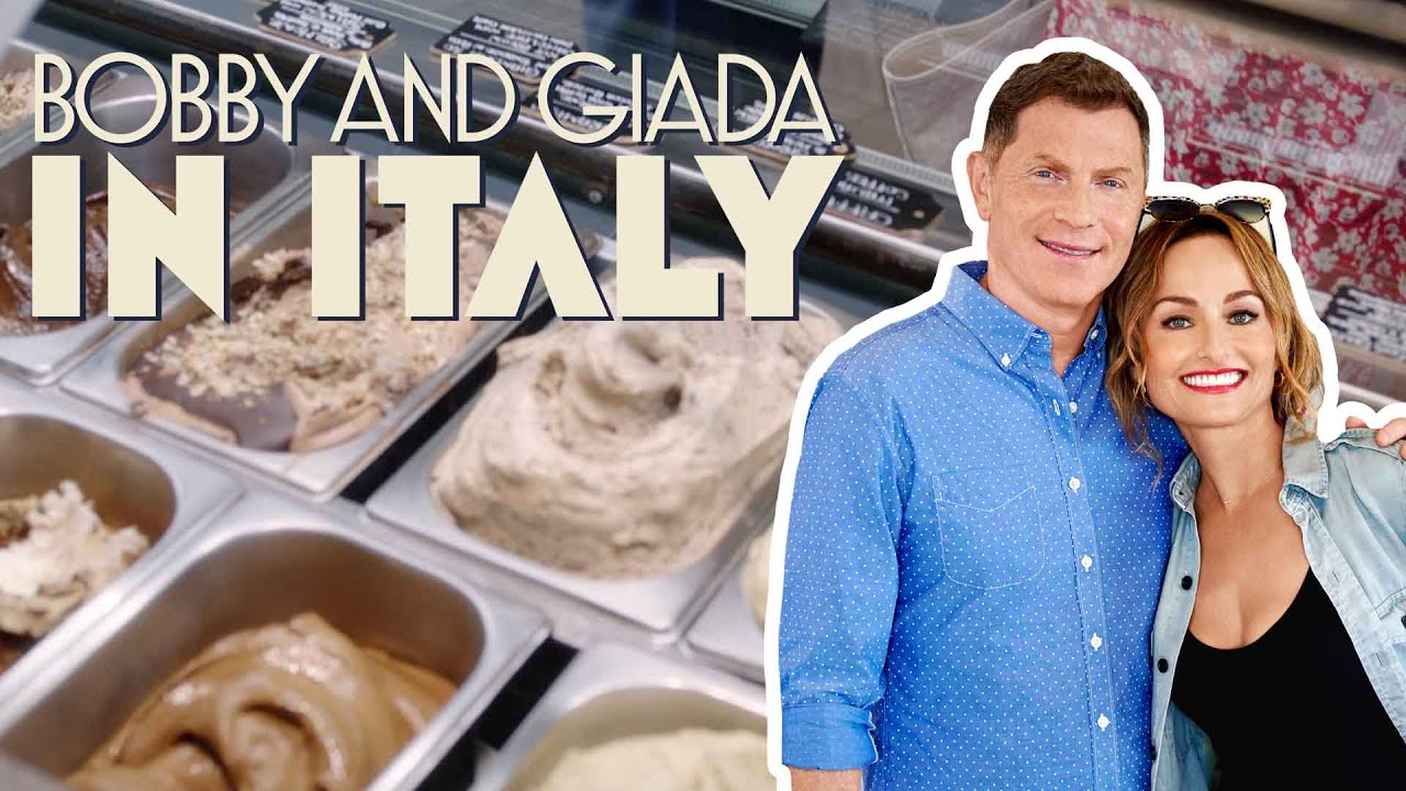 Bobby Flay and Giada De Laurentiis Taste Incredible Gelato in Rome, Italy | discovery+ | Food Network