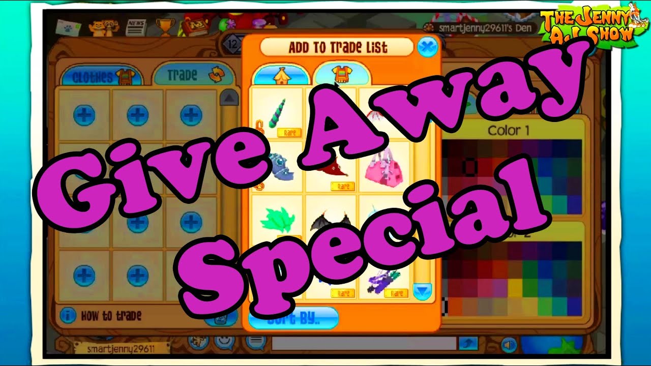 Animal Jam - Give Away Special - YouTube
