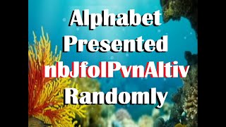 Alphabet Abcs Presented Randomly