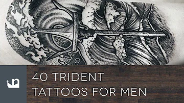 40 Trident Tattoos For Men