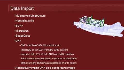 MAXSURF Multiframe - Importing Geometry