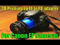 Canon Vintage FD Lens on a Modern DSLR Camera using a 3D Printed adapter