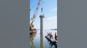 building a bridge in the middle of s flood #engineering