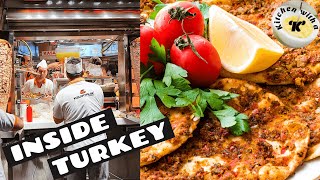 Exploring Turkeys No.1 street food for lunch Dürüm Doner Kanafeh Baklava | Kitchen with a knife