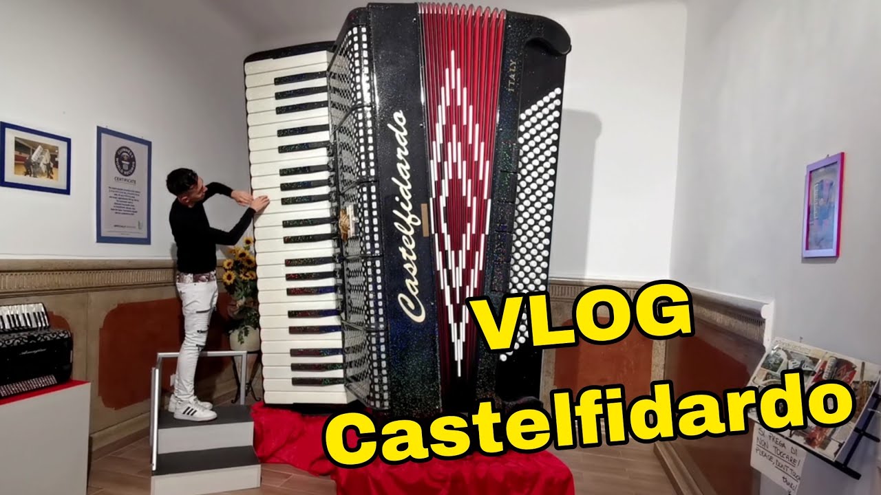 Vlog CASTELFIDARDO | (La fisarmonica da Guinness - Museo della fisarmonica)