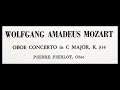 Capture de la vidéo Mozart / Pierre Pierlot, 1963: Oboe Concerto In C Major K314 - Vinyl Lp