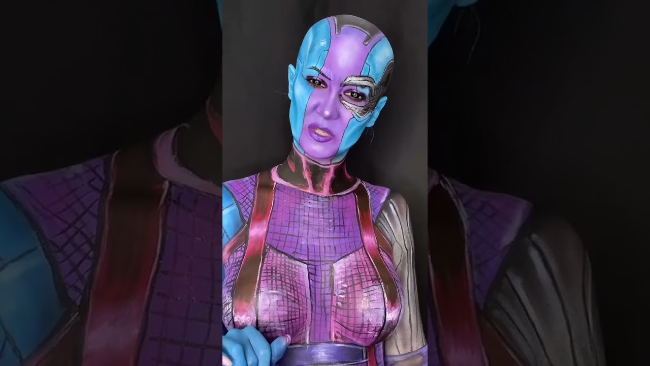 It’s the random pairing for me🤷🏻‍♀️ #nebula #punchline #marvel #dc #cosplayer #cosplaygirl #cosplay