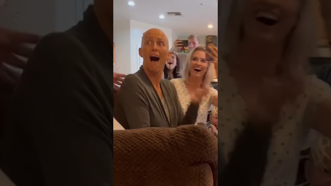 Mom battling cancer gets the biggest surprise of her life 