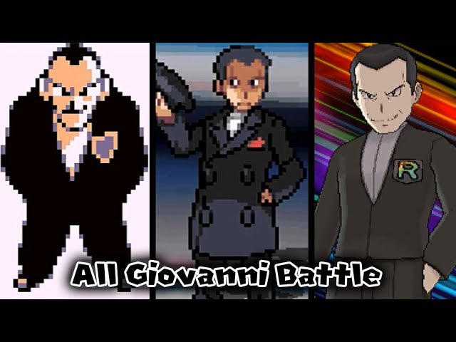 Pokemon Heart Gold & Soul Silver - Rocket Boss Giovanni Battles (HQ) -  BiliBili